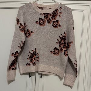 Knox Rose Floral Knit Sweater